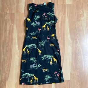 Old Navy Fun Animal Print Dress Size Small